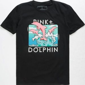 PINK DOLPHIN Triple Portrait Mens T-Shirt